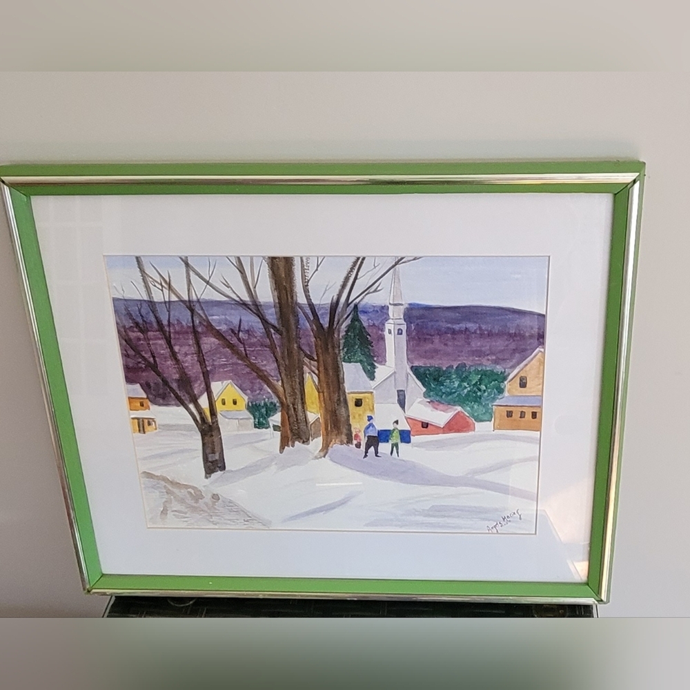 "January Dusk" By Sister Angela Maciag